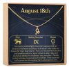 August 18th Leo Necklace - Dear Ava