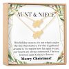 Aunt - Niece Christmas Necklace, Multiple Styles - Dear Ava