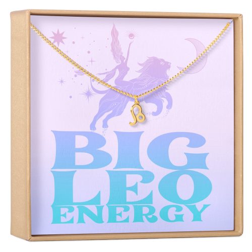 Big Leo Energy Zodiac Necklace - Dear Ava