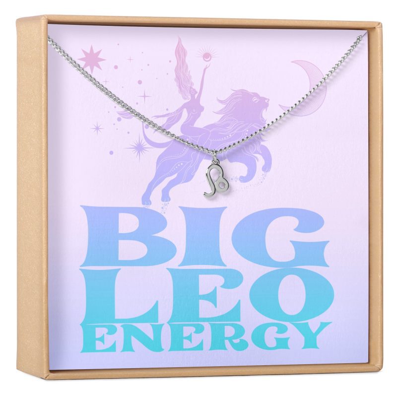 Big Leo Energy Zodiac Necklace - Dear Ava