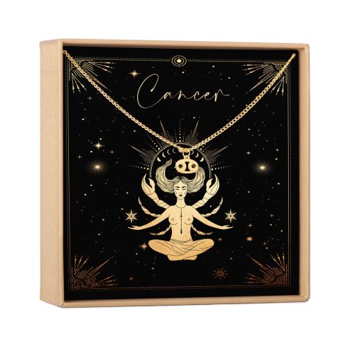 Cancer Zodiac Deity Necklace - Dear Ava