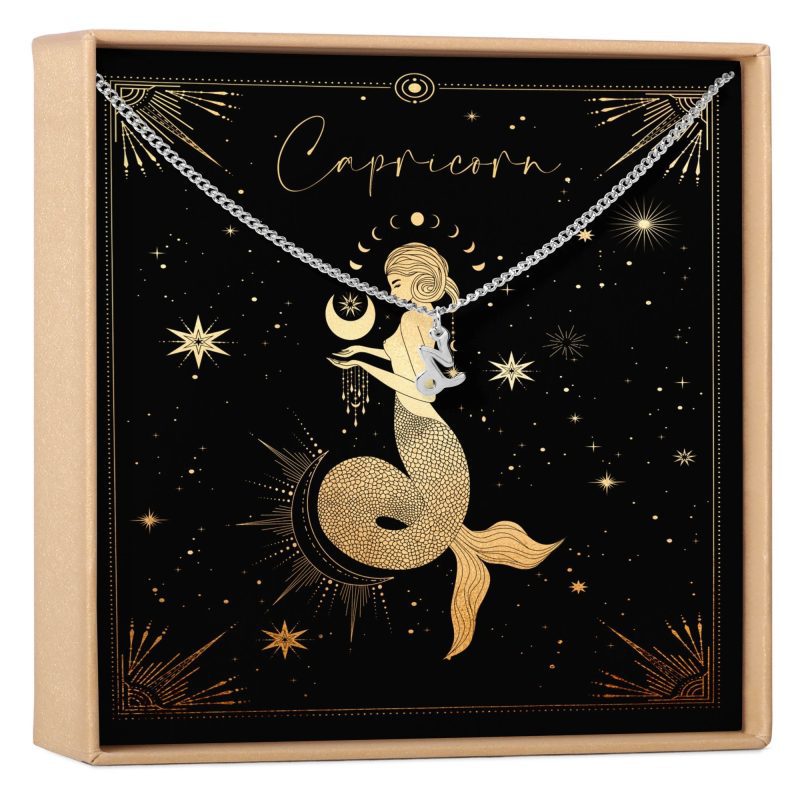 Capricorn Zodiac Deity Necklace - Dear Ava