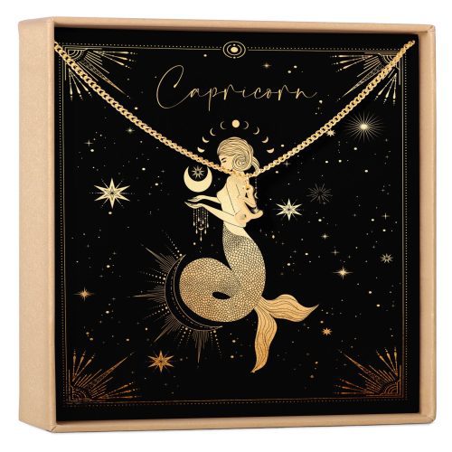 Capricorn Zodiac Deity Necklace - Dear Ava