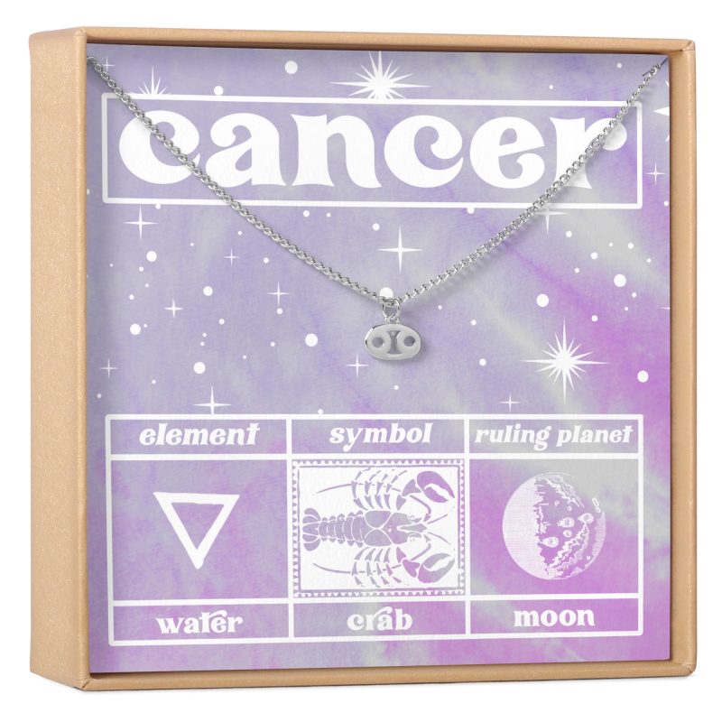 Celestial Cancer Zodiac Necklace - Dear Ava