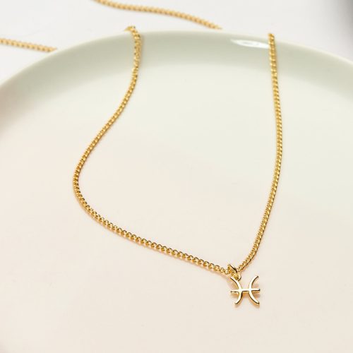 celestial pisces zodiac necklace 433591