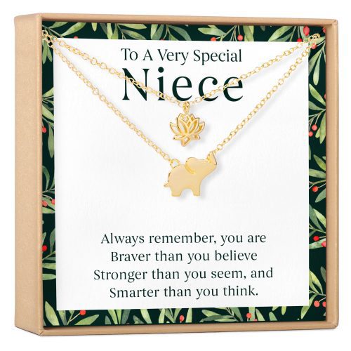 Christmas Gift for Niece Necklace, Multiple Styles - Dear Ava