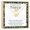 Christmas Gift for Niece Necklace, Multiple Styles - Dear Ava