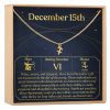 December 15th Sagittarius Necklace - Dear Ava