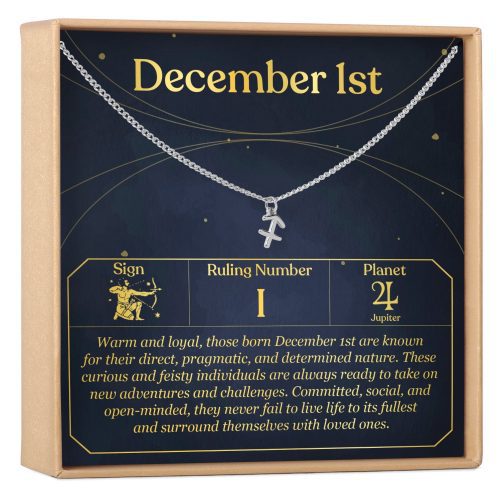 December 1st Sagittarius Necklace - Dear Ava