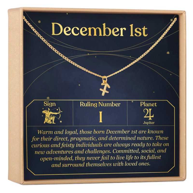 December 1st Sagittarius Necklace - Dear Ava