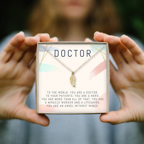 doctor wing pendant necklace 435729