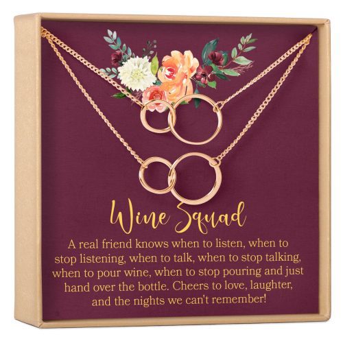 Gift for Wine Lover Necklace - Dear Ava