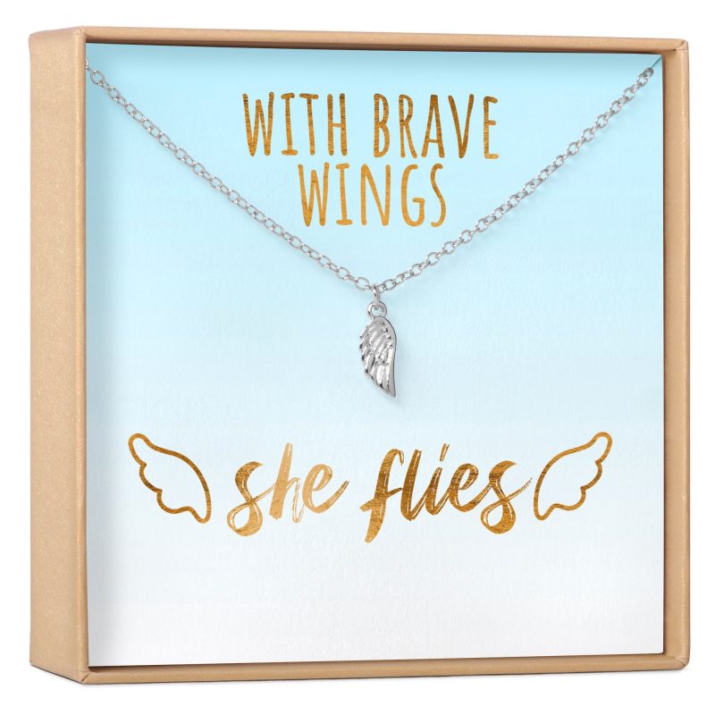 Graduation Wing Necklace - Dear Ava