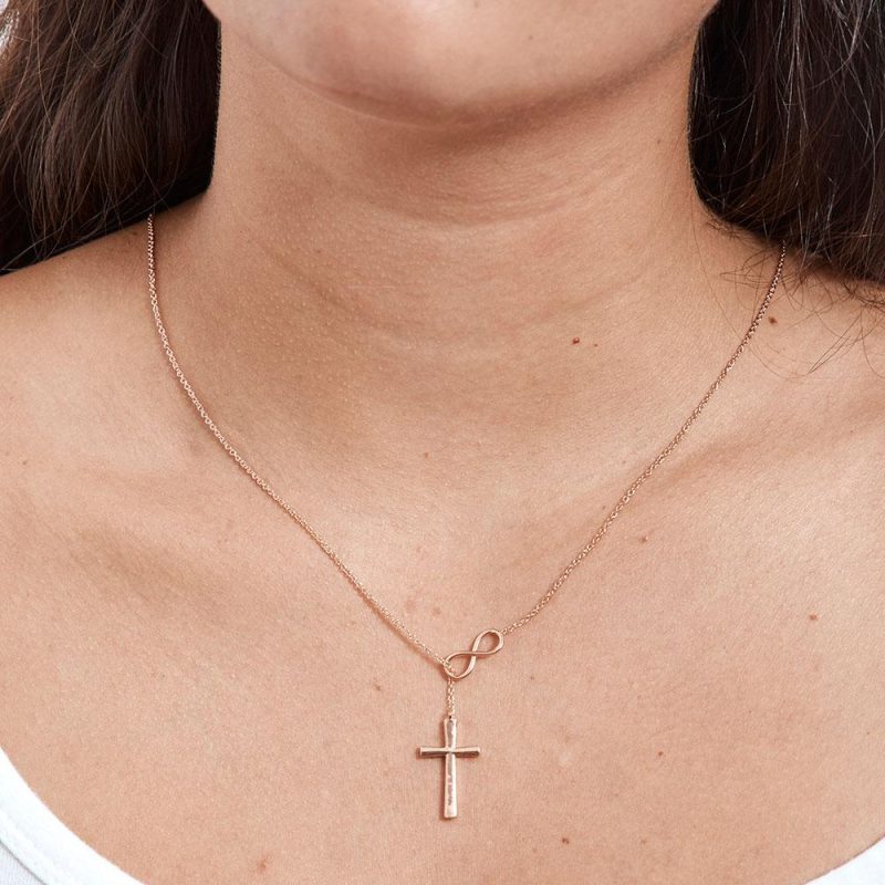 infinity cross necklace 515417