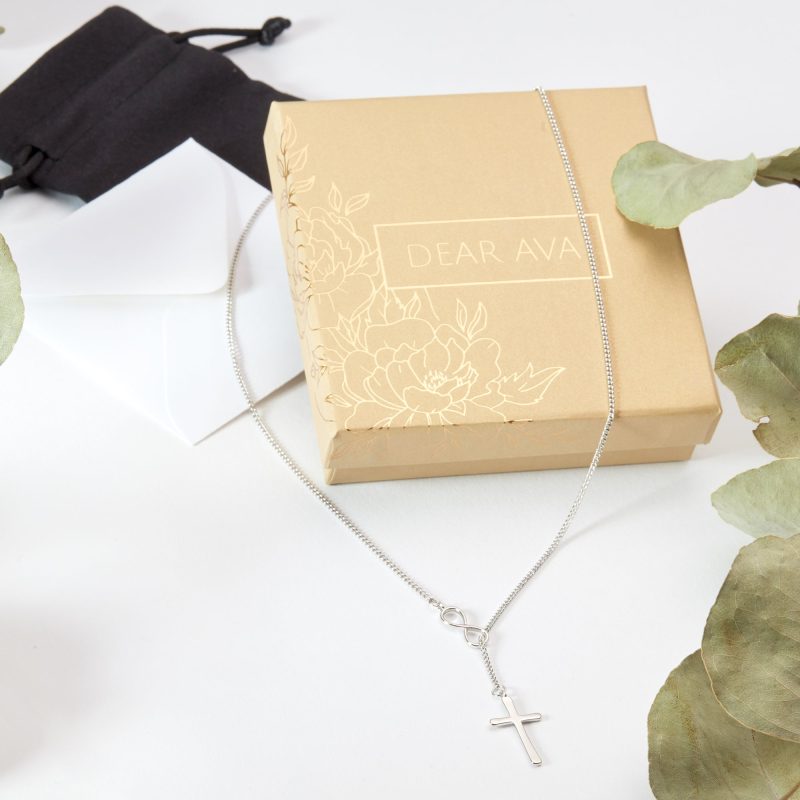 infinity cross necklace 582649