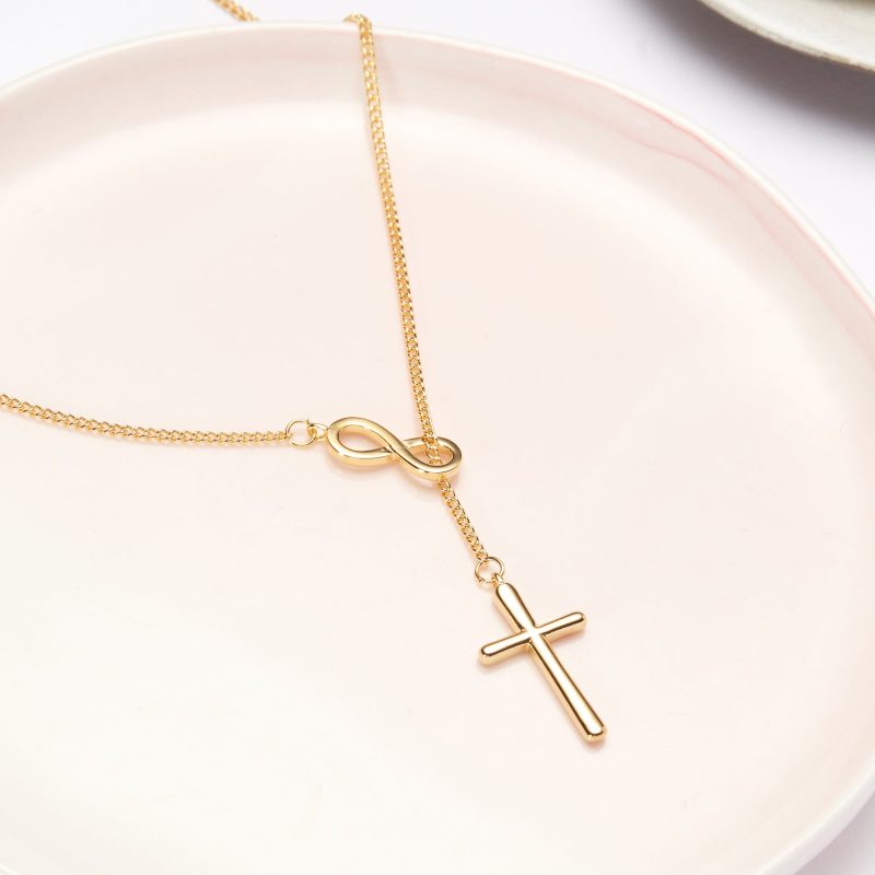 infinity cross necklace 768843