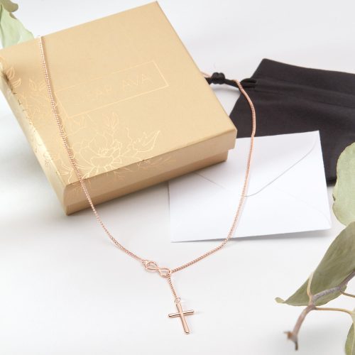 infinity cross necklace 879085