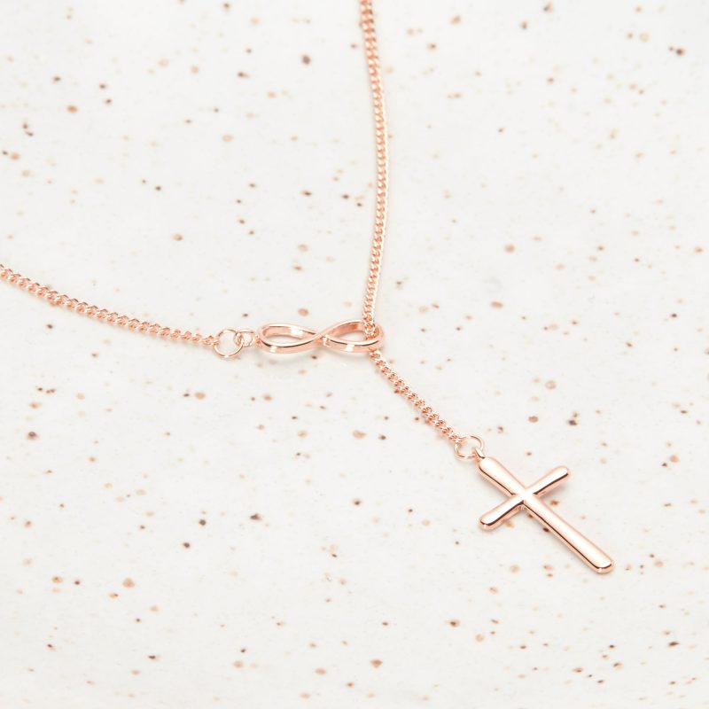 infinity cross necklace 881400