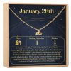 January 28th Aquarius Necklace - Dear Ava