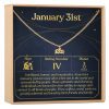 January 31st Aquarius Necklace - Dear Ava