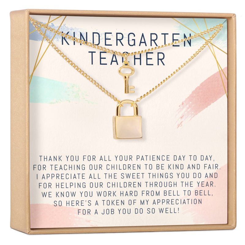 Kindergarten Teacher Necklace, Multiple Styles Jewelry - Dear Ava