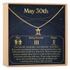 May 30th Gemini Necklace - Dear Ava