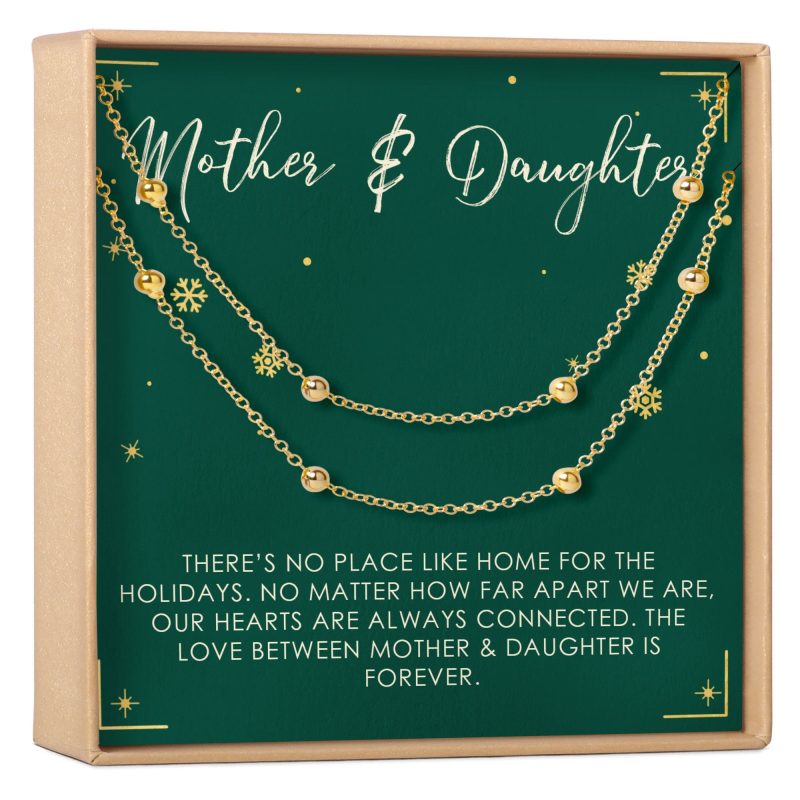 mother daughter christmas dot bracelet set 403375