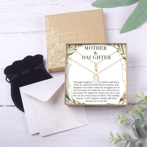 mother daughter christmas necklace multiple styles 278953