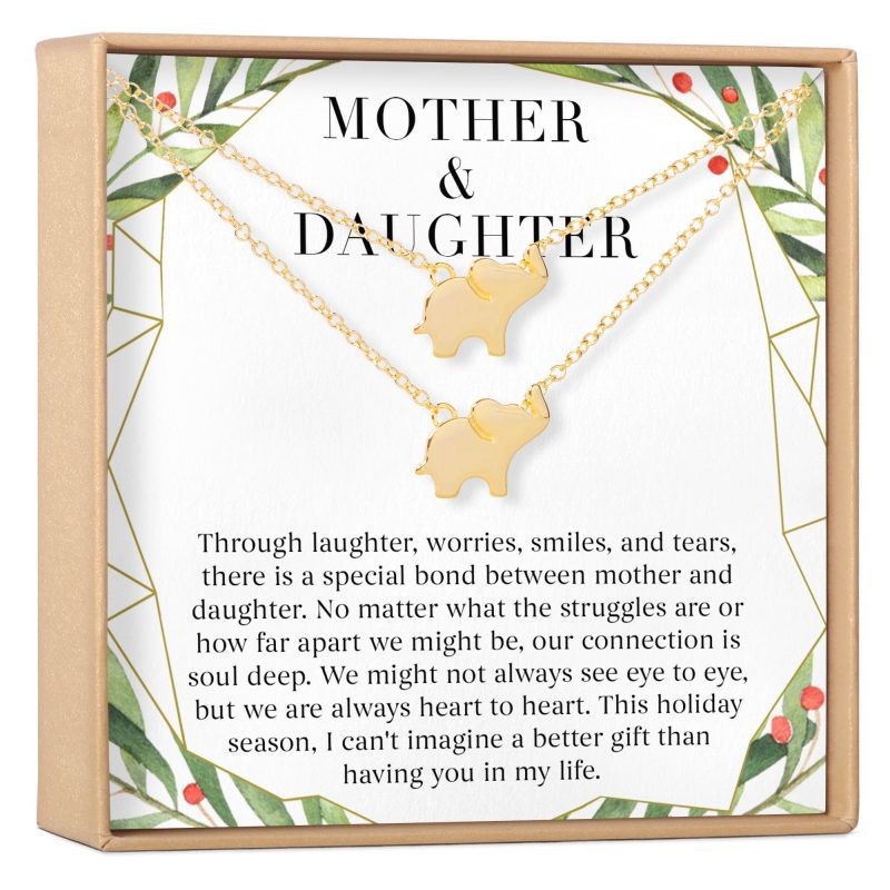 Mother & Daughter Christmas Necklace, Multiple Styles - Dear Ava