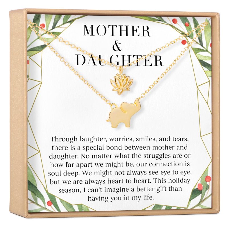 Mother & Daughter Christmas Necklace, Multiple Styles - Dear Ava