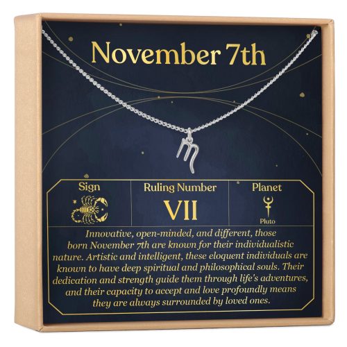 november 7th scorpio necklace 995068