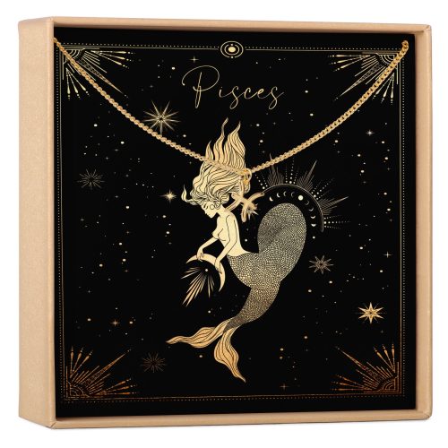 Pisces Zodiac Deity Necklace - Dear Ava