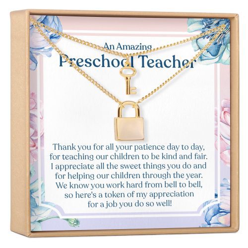 Preschool Teacher Necklace, Multiple Styles Jewelry - Dear Ava