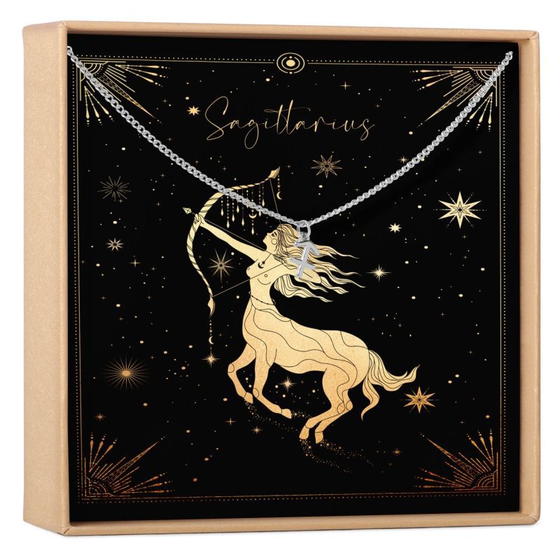 Sagittarius Zodiac Deity Necklace - Dear Ava