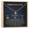 September 2nd Virgo Necklace - Dear Ava