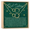 Soul Sisters Christmas Double Circles Necklace Set - Dear Ava