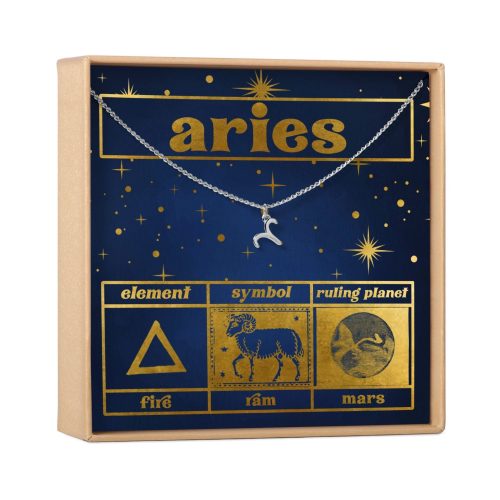 Starry Night Aries Zodiac Necklace - Dear Ava