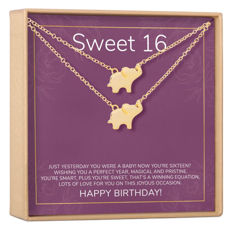 Sweet 16 Necklace, Multiple Styles - Dear Ava