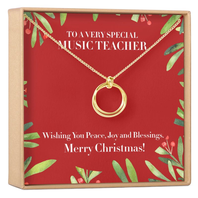 Christmas Gift for Music Teacher Necklace, Multiple Styles - Dear Ava