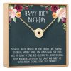 100th Birthday Necklace, Multiple Styles - Dear Ava