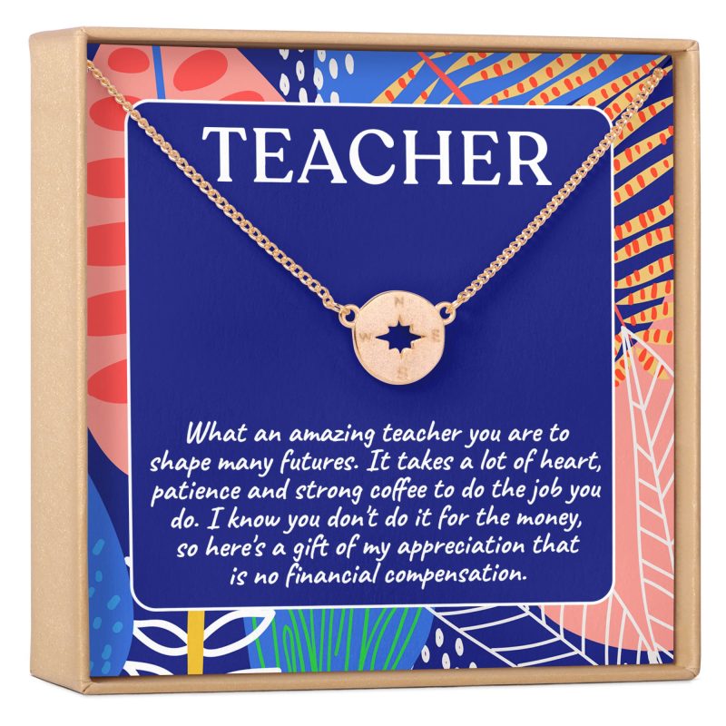 Funny Teacher Necklace, Multiple Styles Jewelry - Dear Ava