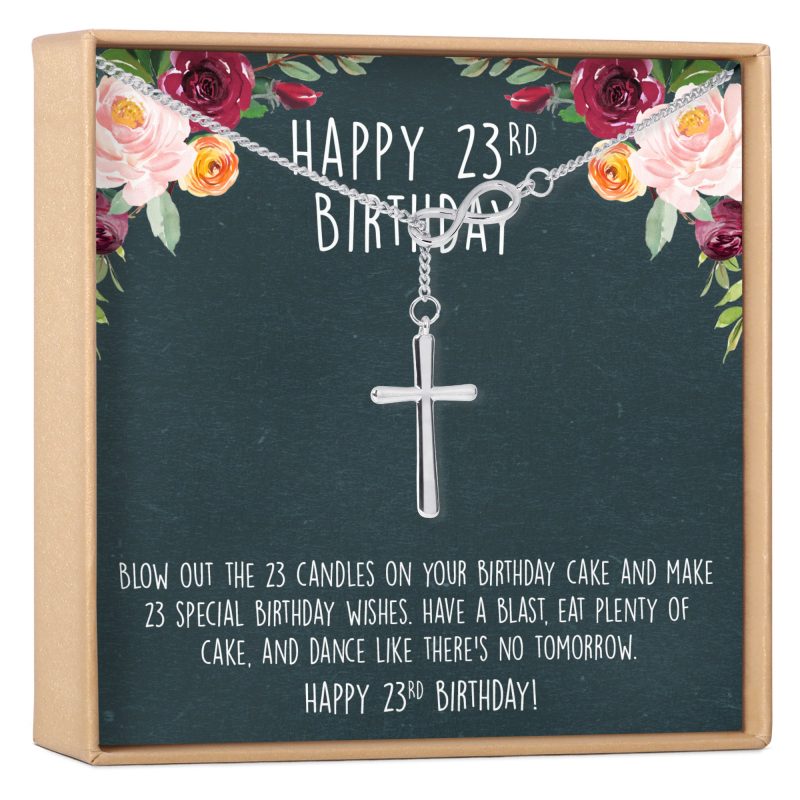 23rd Birthday Necklace, Multiple Styles - Dear Ava