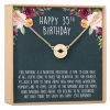 35th Birthday Necklace, Multiple Styles - Dear Ava