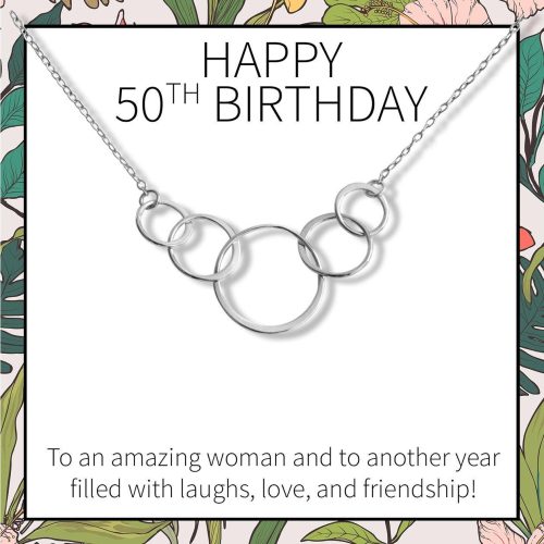 50th Birthday Necklace - Dear Ava