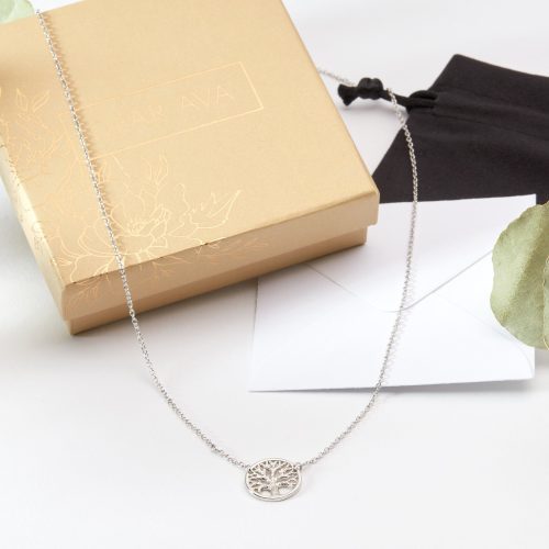 bat mitzvah tree of life necklace 894617