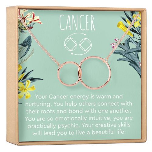 Cancer Zodiac Gift Necklace - Dear Ava