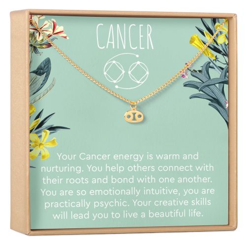 Cancer Zodiac Gift Necklace - Dear Ava