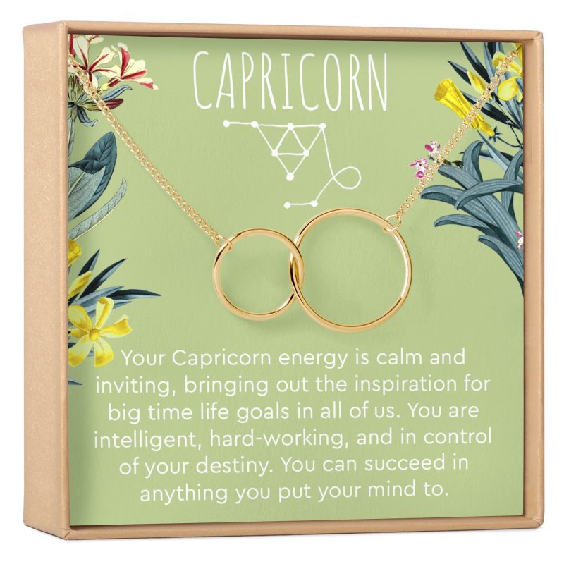 Capricorn Zodiac Gift Necklace - Dear Ava