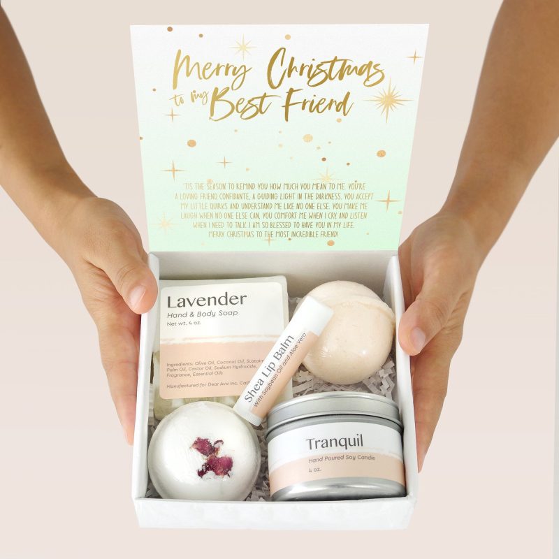 christmas gift for best friend compass necklace gift box set 673548