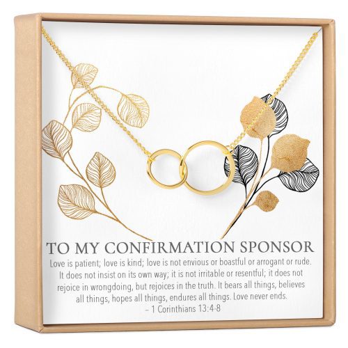 Confirmation Sponsor Necklace - Dear Ava